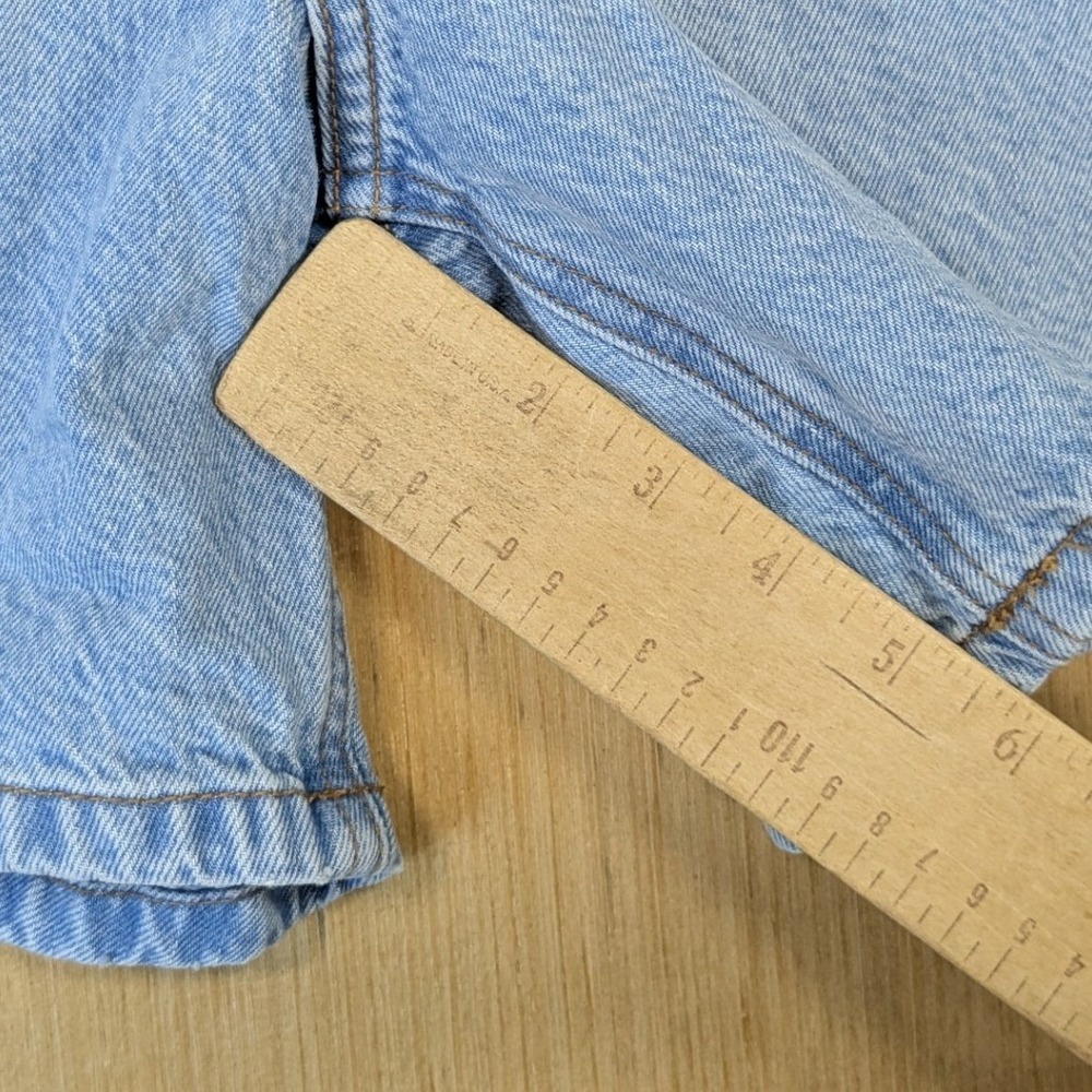 Abercrombie & Fitch The Loose Short Jorts 90s Minimalist High Rise Denim 26 New - Picture 8 of 10